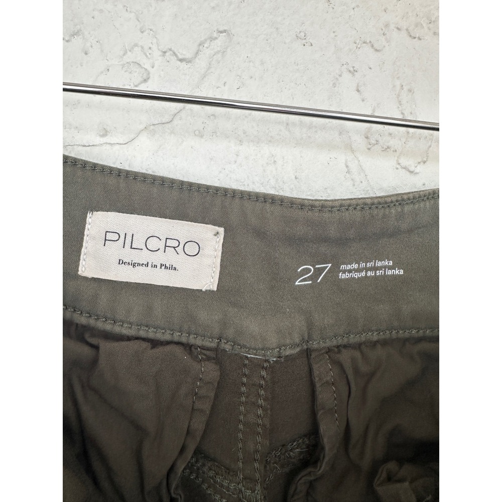 Pilcro Wide Leg High Rise Cuff Pants Women 27 - Picture 6 of 8